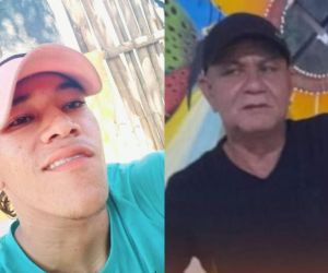 Elkin De La Cruz, un albañil, y Javier Charris Padilla, comerciante conocido como ‘Charrito’ victimas. 