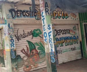 Comercio cerrado. 