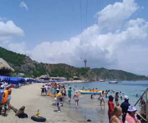 Turistas en Santa Marta