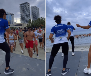 Con éxito, 'Santa Marta Activa' llevó a cabo jornada de Aqua Zumba