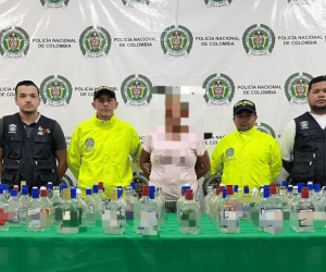 Capturada por comercializar licor adulterad