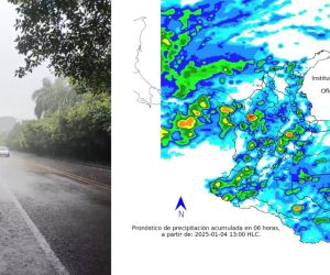 Lluvia en Santa Marta