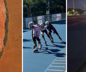 Fisuras en la pista, falta de limpieza e iluminación son algunas de las quejas