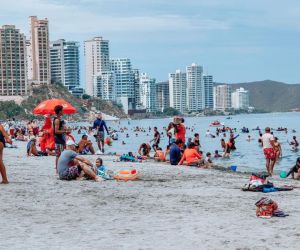 Turistas en Santa Marta
