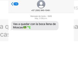 Amenaza contra la periodista de Seguimiento.co