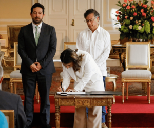 Cortesía Toma de posesión Laura Sarabia