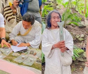 Entrega de patrimonio arqueológico.