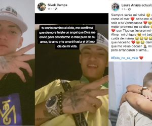 Padres de Kennys confirmaron su muerte a través de emotivos mensajes en redes sociales