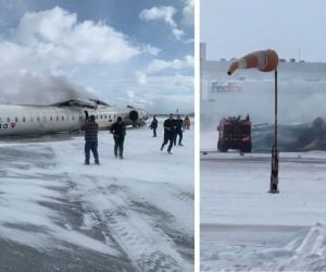 Accidente en el Toronto Pearson Airport.