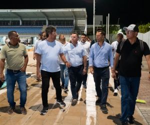 Recorrido en los escenarios deportivos. 