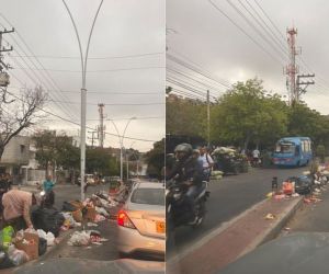 Así está la calle 30 de Santa Marta