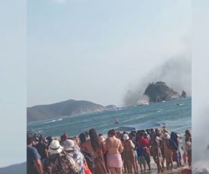 Emergencia registrada por los turistas