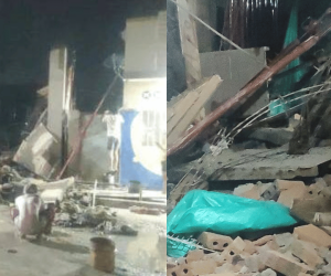 Trabajadores quedaron bajo los escombros tras derrumbe en construcción de Plato