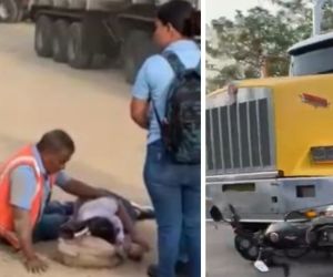 La pareja fue trasladada hasta un centro médico para recibir atención.