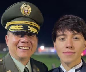 General Rincón y su hijo Juan Felipe Rincón
