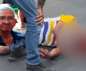 Murió adulto mayor que fue atropellado este viernes por una moto en Pozos Colorados