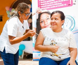 Vacunación contra la fiebre amarilla.