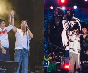 Unimagdalena celebró sus 63 años con show de drones y artistas como Andy Rivera y Elder Dayán