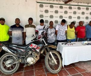 Los capturados fueron puestos a disposición de la Fiscalía.
