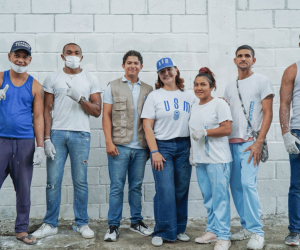La USM lideró jornada de recuperación urbana en el barrio La Esperanza