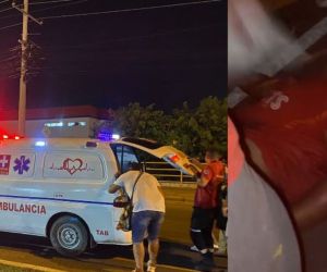 Accidente en la Troncal del Caribe.