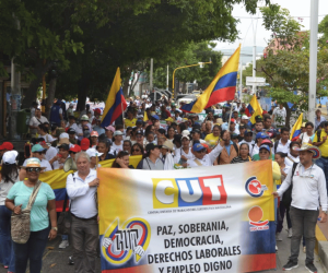 Así transcurre la movilización de este 28 de mayo en Santa Marta