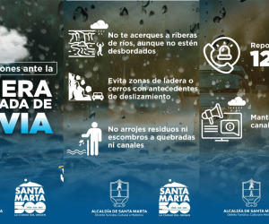Santa Marta activa recomendaciones para la temporada de ciclones tropicales