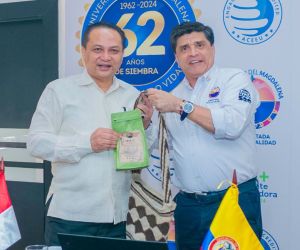 Visita diplomática en la Unimagdalena.