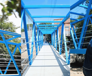 Puente de Villa Leidy alcanza un 92% de avance