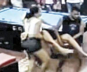 Otros clientes auxiliaron a las víctimas.
