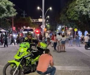 Bloqueos en la Avenida del Libertador.