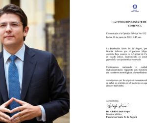Parte médico de Miguel Uribe