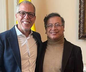 Alfredo Saade y Gustavo Petro