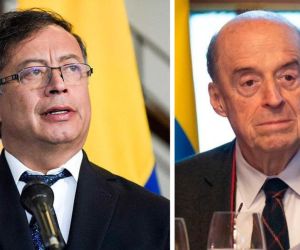 Gustavo Petro y Álvaro Leyva. 