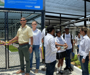 Corpamag entrega megavivero bioclimático a la Institución Educativa San Juan del Córdoba en Ciénaga, Magdalena