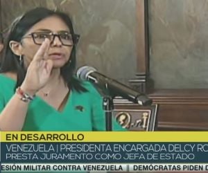 Delcy Rodríguez, nueva presidente de Venezuela.
