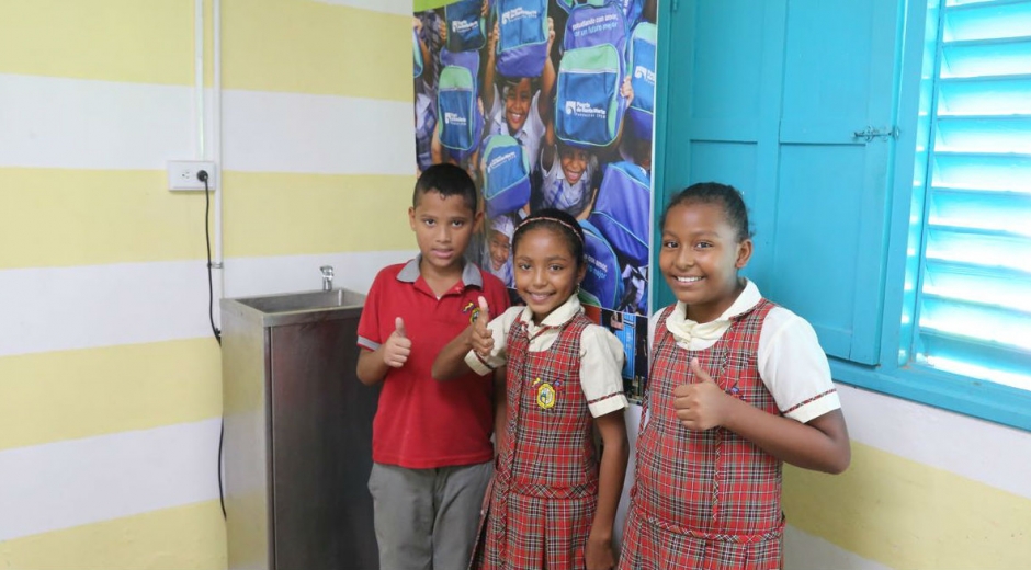 Celebración del día el niño en la IED John F Kennedy, sede Almirante Padilla  en el barrio San Martín.