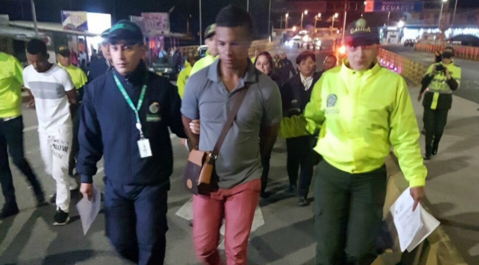 Momento en el que capturan a alias "Cholo".