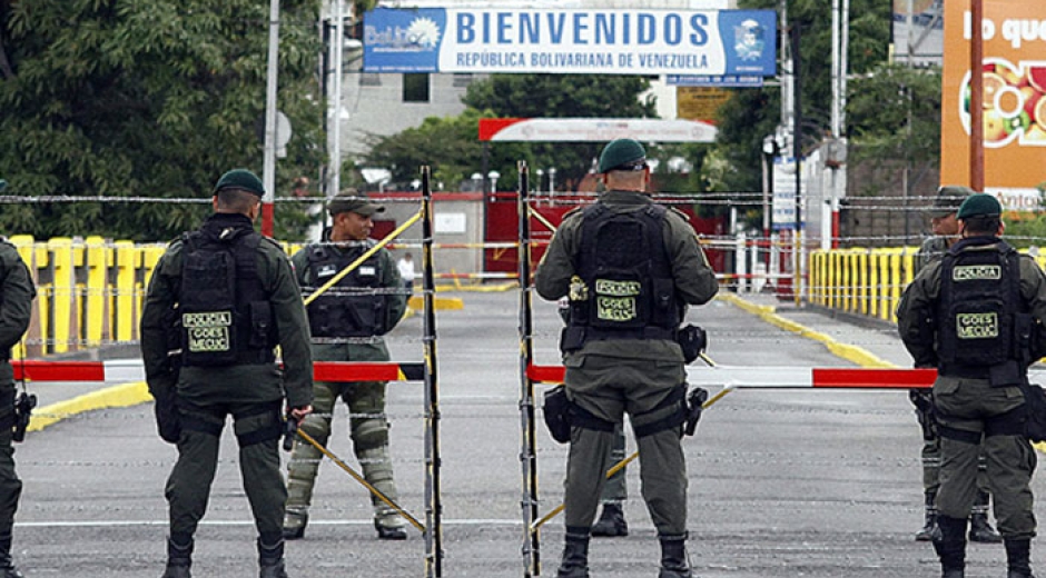 Aspecto de la frontera entre Colombia y Venezuela, en el estado Táchira.