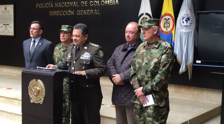 En rueda de prensa se informó sobre el abatimiento del hermano de el 'Gavilán'.