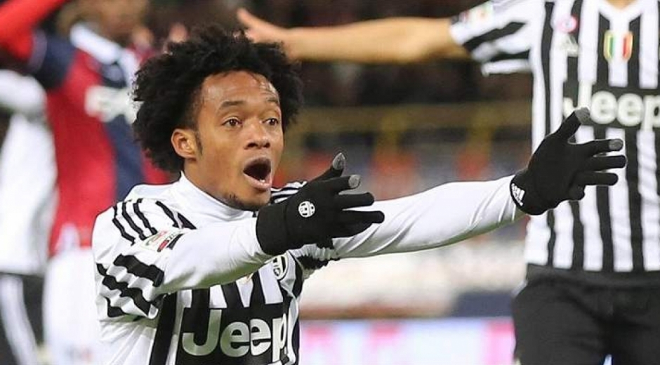  Juan Guillermo Cuadrado, jugador colombiano de la Juventus.