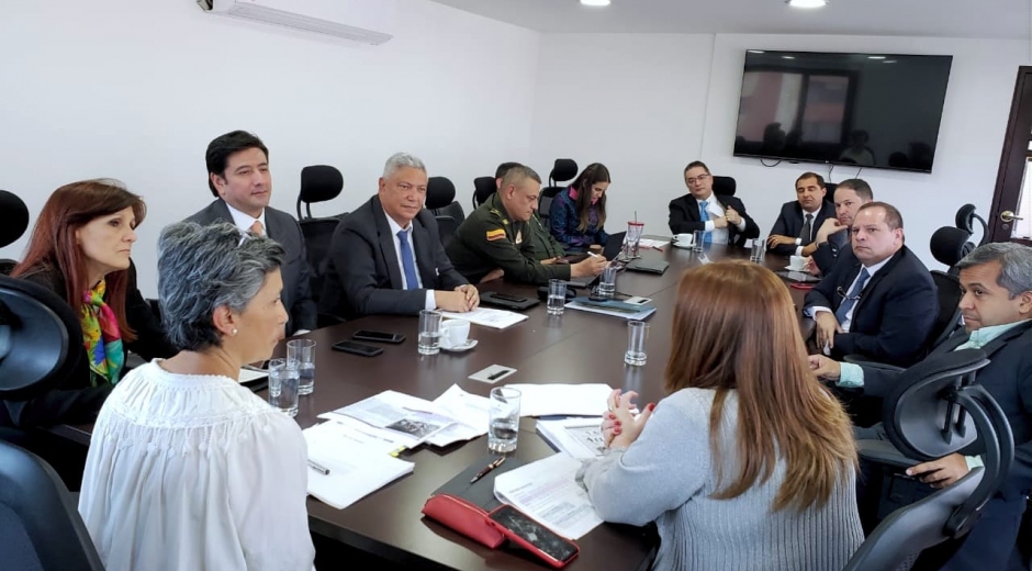 Archivo La reunión se desarrolló en las instalaciones del Ministerio de Justicia.
