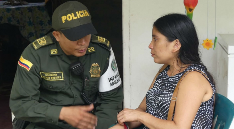 Yuliana Sanguino, madre de Alberto Cardona Sanguino, de 6 años, desaparecido desde el 20 de septiembre en la vereda Tigrera.