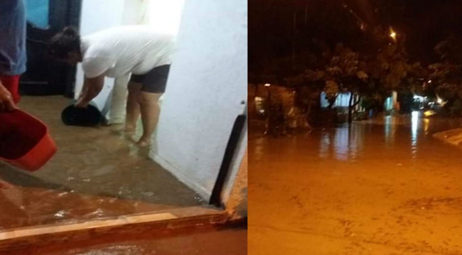 Cabañas de Buritacas, donde el río ha ingresado dos veces, dejando 100 viviendas afectadas y 400 personas en riesgos.