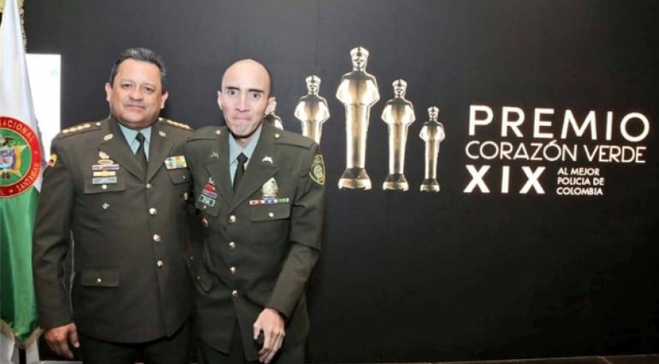 General Jorge Nieto y subintendente Luis Sierra.