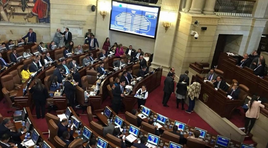 Plenaria de la Cámara de Representantes. 