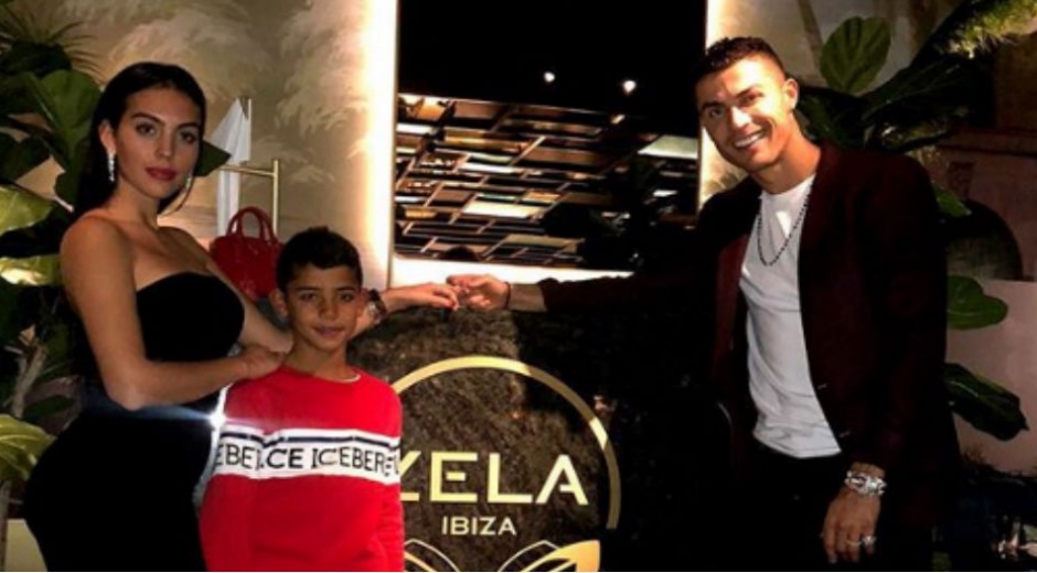 Instagram Cristiano Ronaldo junto a su pareja Georgina Rodríguez