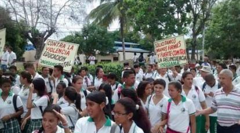 Los banqueños marcharon en memoria de la pequeña Valery.