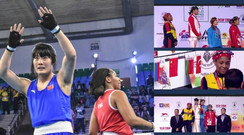 Captura de video Jéssica Caicedo, de 24 años, perdió la final y se hizo acreedora de la plata.