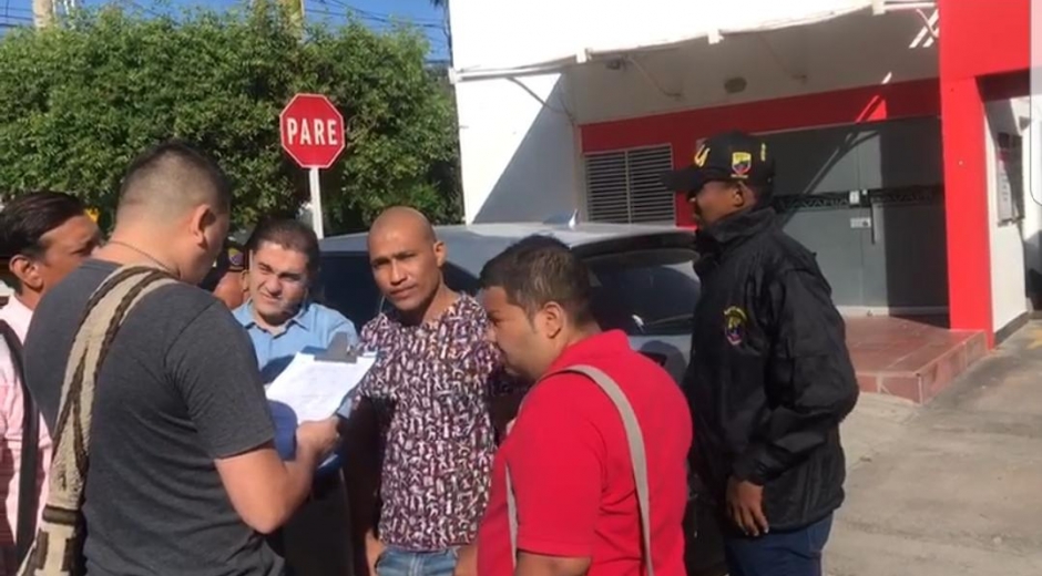 Momentos de la captura del soldado, Dainer José Macías Núñez.
